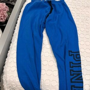Victoria secret PINK blue sweatpants
